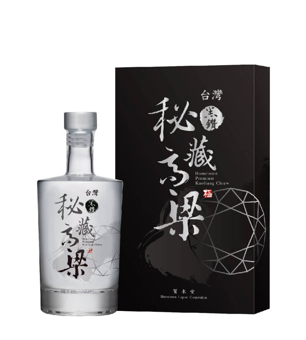 賀木堂,台灣黑鑽秘藏高粱酒禮盒 59° ,Hometown Premium Kaoliang Chiew Gift Box -Black Diamond ver. 59°