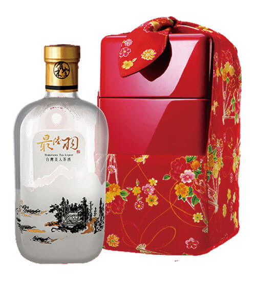 賀木堂,最陸羽,台灣美人茶酒(漆器),Hometown Pomfong Tea Liquor in Lacquerware Container