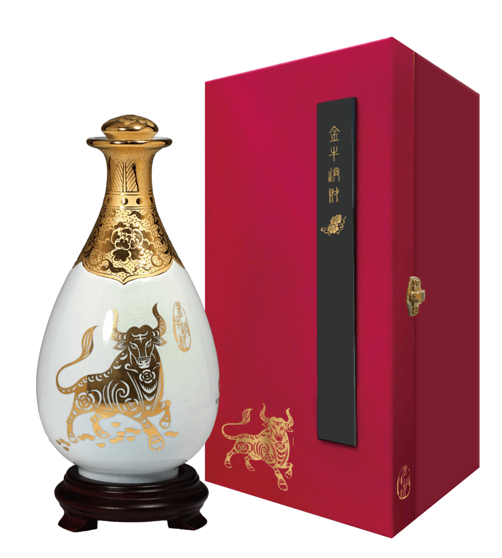 賀木堂 金牛送財 金鑽秘藏高粱酒 58° ,Hometown Premium Kaoliang Chiew -Gold Diamond ver. 58°